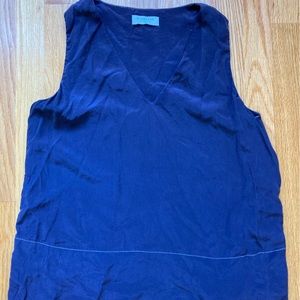 EUC Everlane Lined Silk Sleeveless Blouse